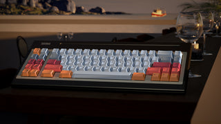 Load image into Gallery viewer, ePBT Kavala keycaps rendered on the OGR mechanical keyboard.
