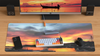 Load image into Gallery viewer, ePBT Kavala keycaps rendered on the Whimsy mechanical keyboard.
