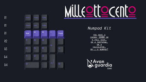 GMK Avanguardia Keycap Set Numpad Kit (MILLEOTTOCENTO)